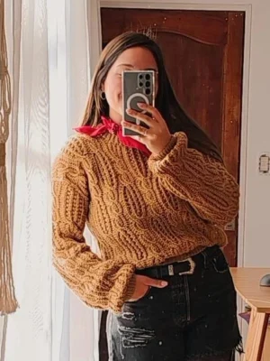 Sweater Arrayán | Patrón a crochet