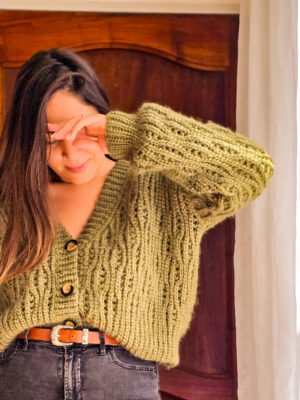Cardigan Araucaria | Patrón a crochet