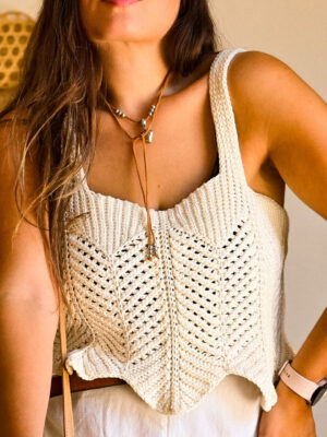 Castaña Top | Patrón a crochet