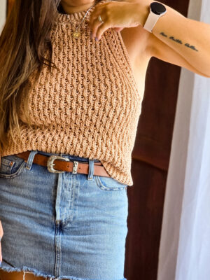 Top Dunas | Patrón a crochet